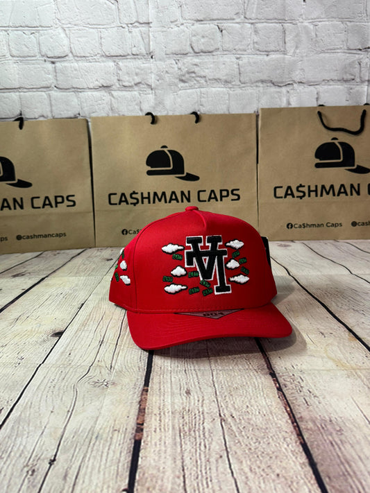 Gorra LA volteada Roja